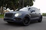 Bentley Bentayga Matte Black on Forgiato Wheels (FLOW 001) 2018 года